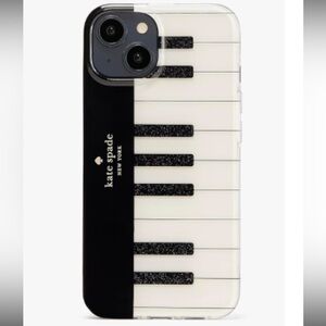 kate spade Black & White Piano Key iPhone 14Case